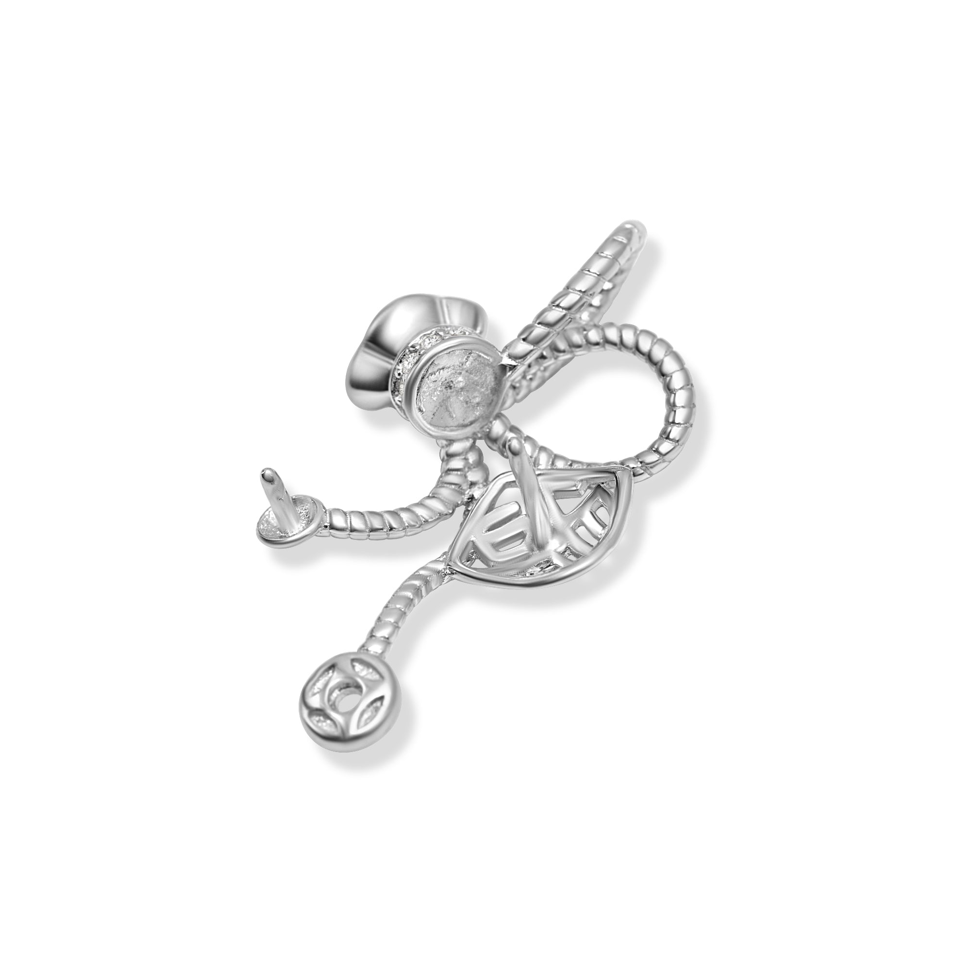 Pendant Clasp 925 Silver for Pearl SC530