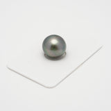 1pcs Green 13.1mm - DROP TOP Quality Tahitian Pearl Single LP1865 THMIX2.6