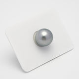 1pcs Silver 12.8mm - RSR AAA Quality Tahitian Pearl Single LP1881 TH1