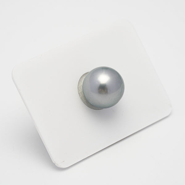 1pcs Silver 12.8mm - RSR AAA Quality Tahitian Pearl Single LP1881 TH1