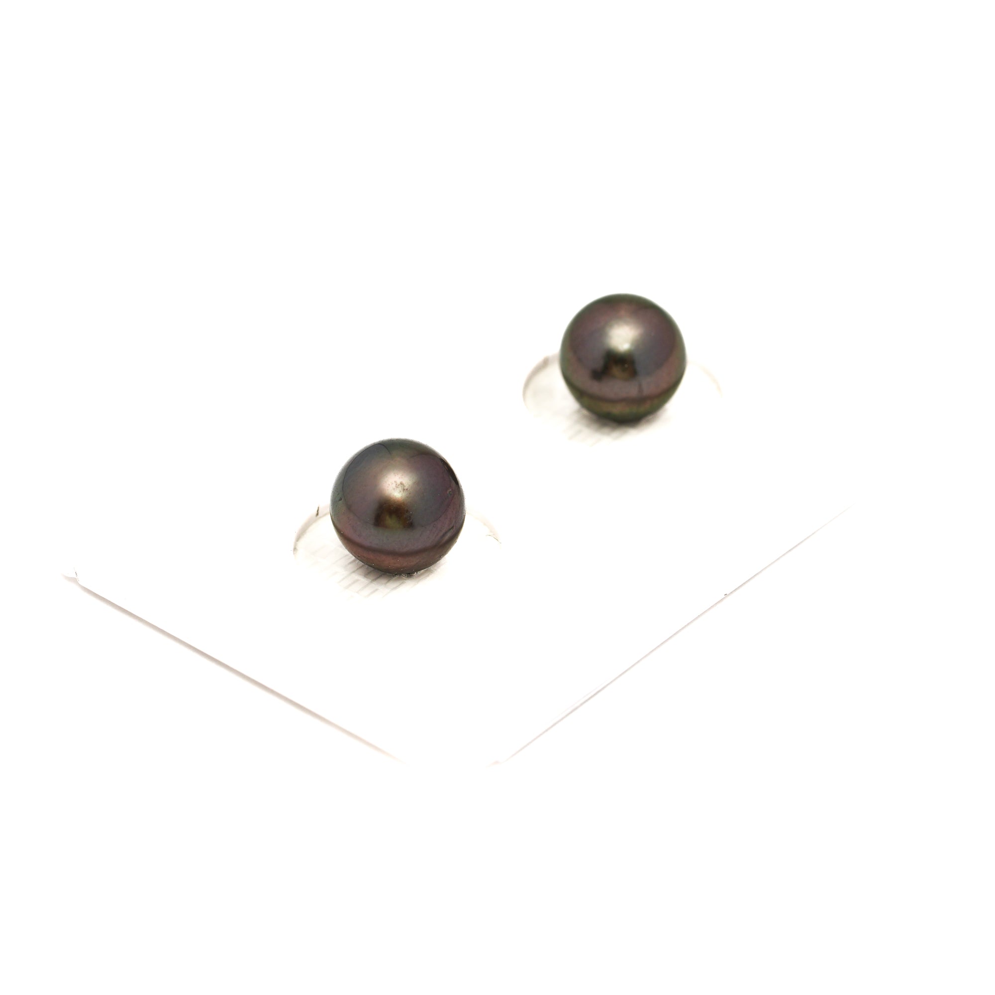 2pcs Cherry 7.7-7.8mm - RSR AAA/AA Quality Tahitian Pearl Pair ER1788 NG19