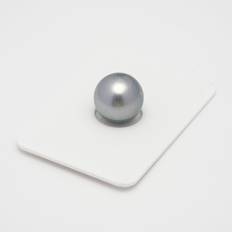 1pcs Silver 12.8mm - RSR AAA Quality Tahitian Pearl Single LP1881 TH1