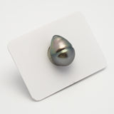 1pcs "High Luster" Green 12.4mm - CL AAA Quality Tahitian Pearl Single LP2071 THMIX2