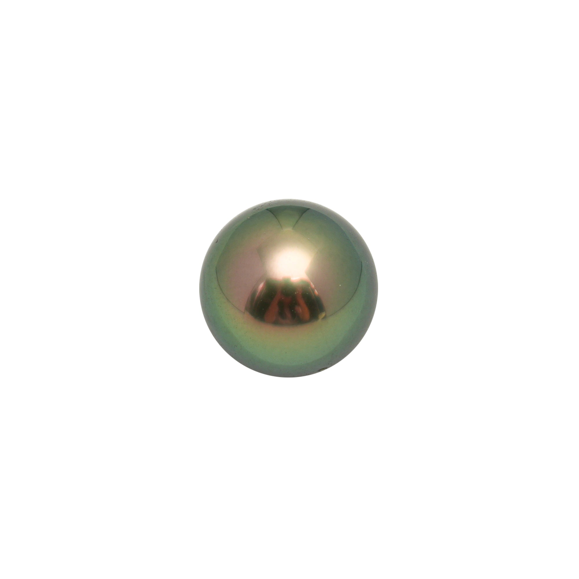 1pcs "High Luster" Green 12.3mm - RSR AAA Quality Tahitian Pearl Single LP2403 OR6