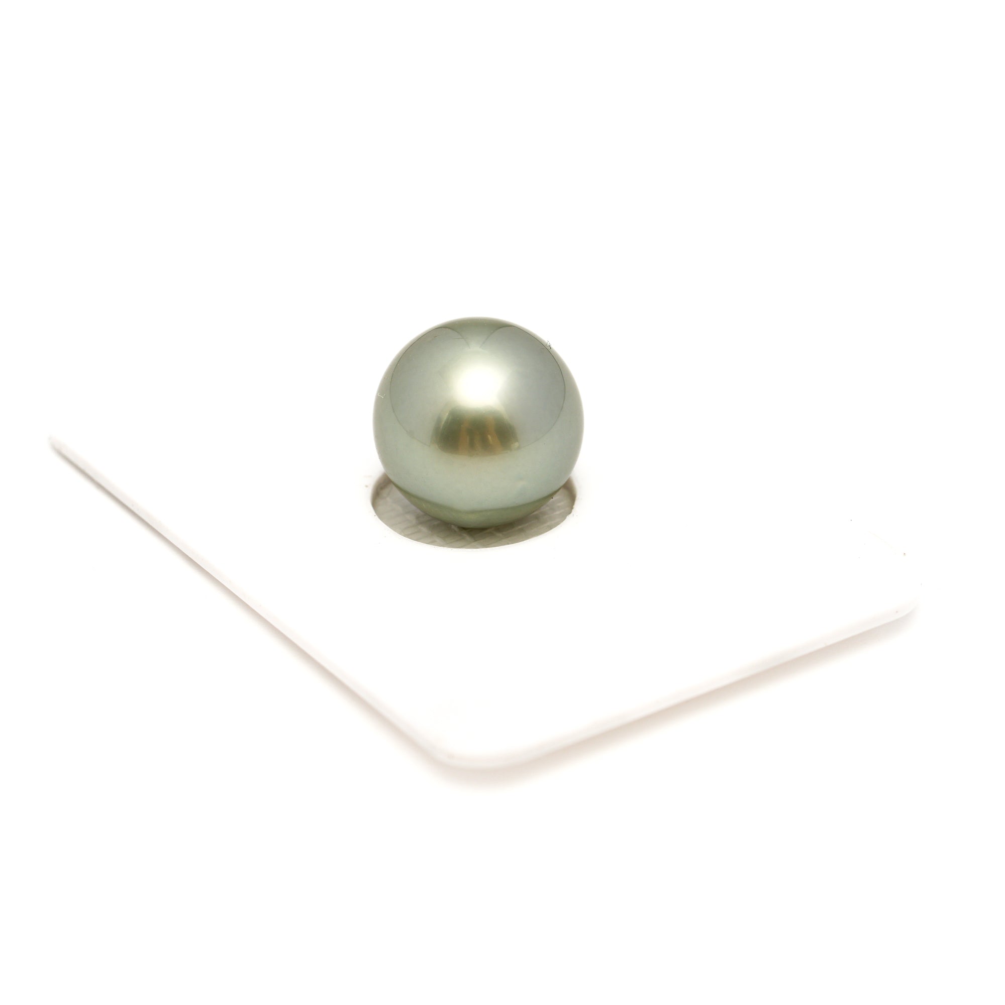 1pcs Light Green 12.6mm - SR AAA/AA Quality Tahitian Pearl Single LP2401 OR6