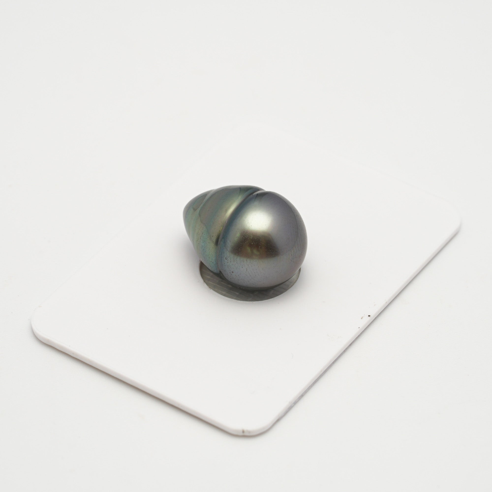 1pcs "High Luster" Green 12.4mm - CL AAA Quality Tahitian Pearl Single LP2071 THMIX2