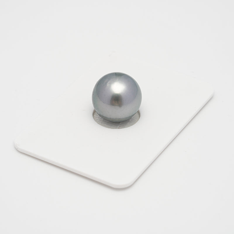 1pcs Silver 12.8mm - RSR AAA Quality Tahitian Pearl Single LP1881 TH1