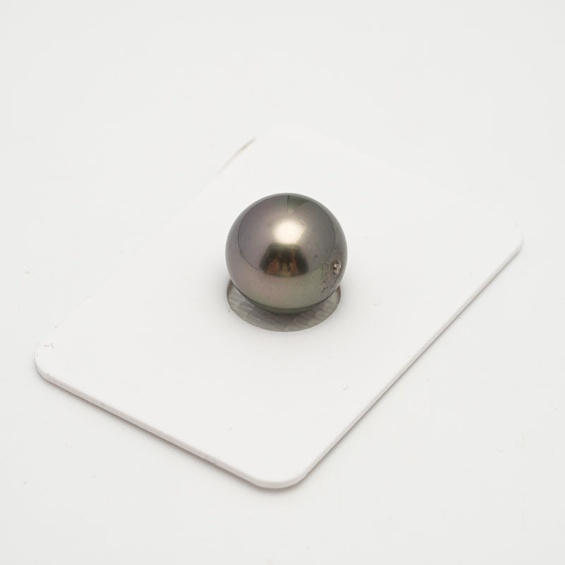 1pcs Blue Green 13mm - SR/NR AAA Quality Tahitian Pearl Single LP2045 OR6