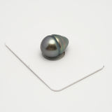 1pcs "High Luster" Green 12.4mm - CL AAA Quality Tahitian Pearl Single LP2071 THMIX2