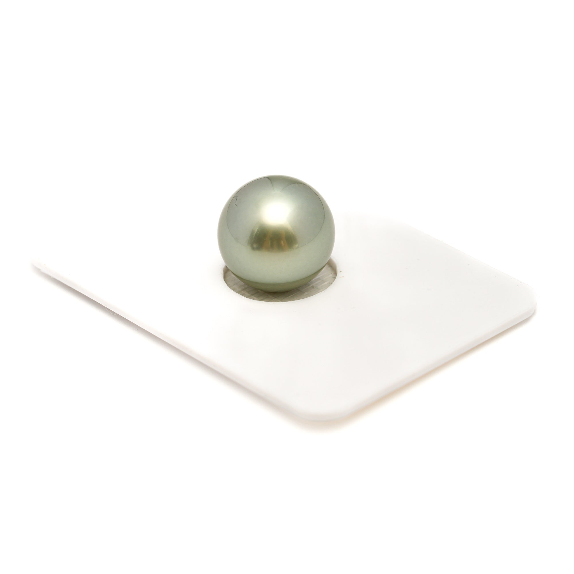 1pcs Light Green 12.6mm - SR AAA/AA Quality Tahitian Pearl Single LP2401 OR6