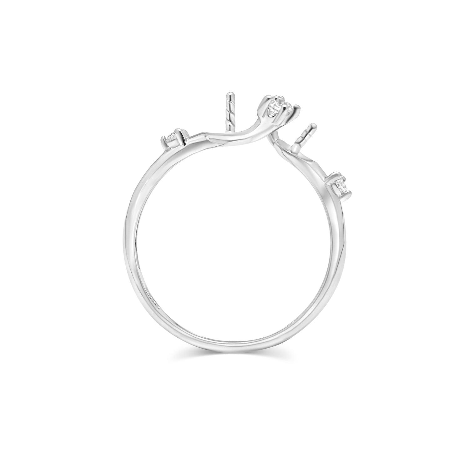 Adjustable Ring 925 Silver for pearl SC384