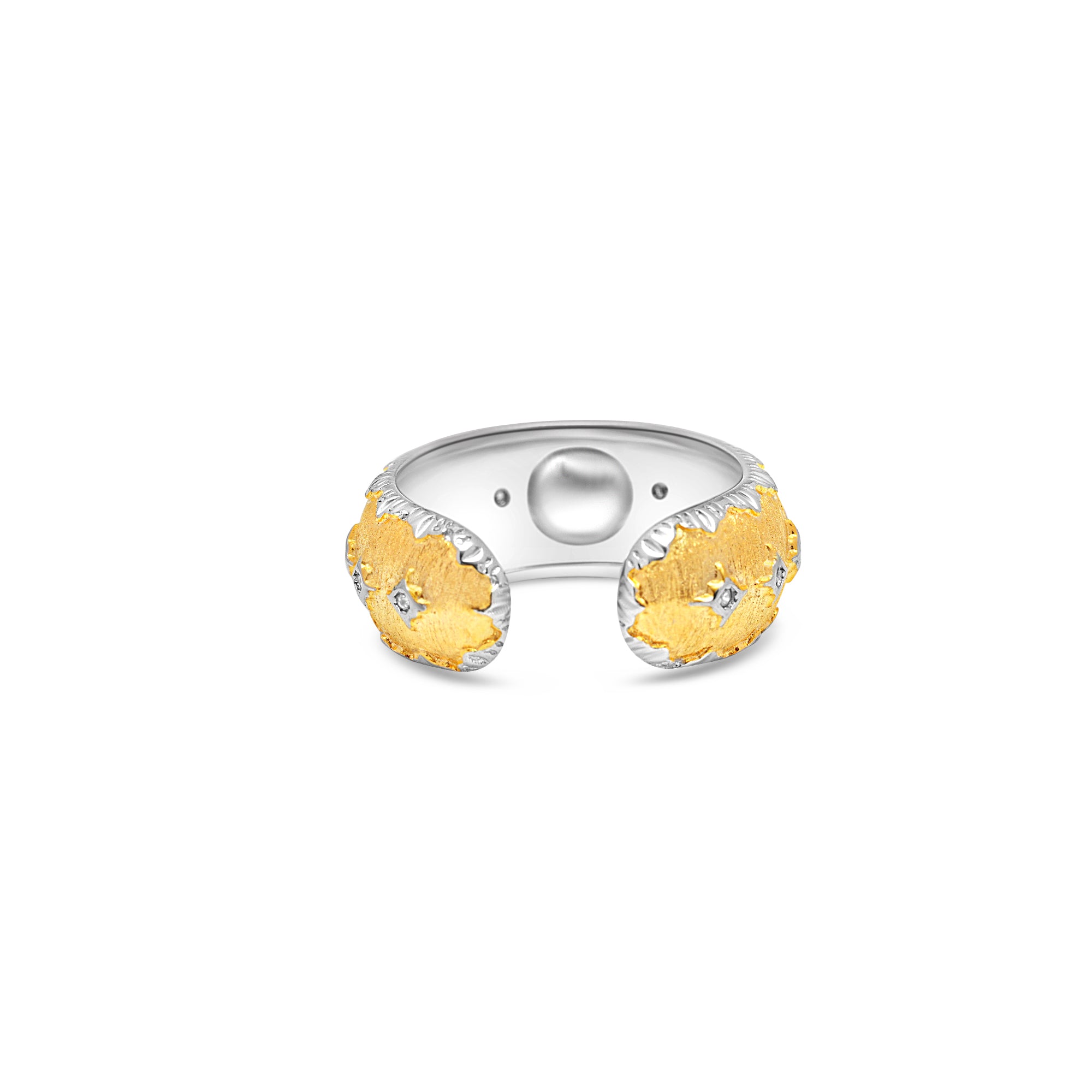 Adjustable Ring 925 Silver for pearl SC527G