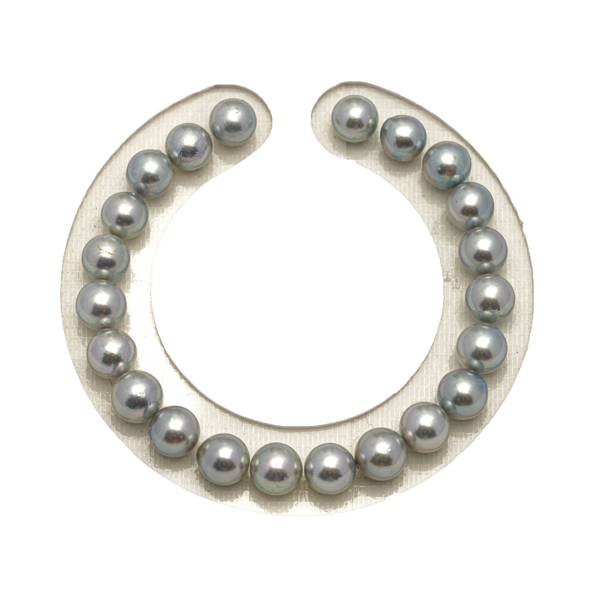 22pcs Akoya Pearl Silver Mix 7.4-7.8mm - SR A Quality Bracelet AKBR2424 CMA1