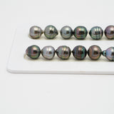 45pcs Multicolor 8-9mm - CL AAA/AA Quality Tahitian Pearl Necklace NL1401 OR7