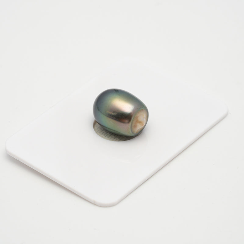 1pcs "High Luster" Green 11mm - SB AAA/AA Quality Tahitian Pearl Single LP1830 TH1