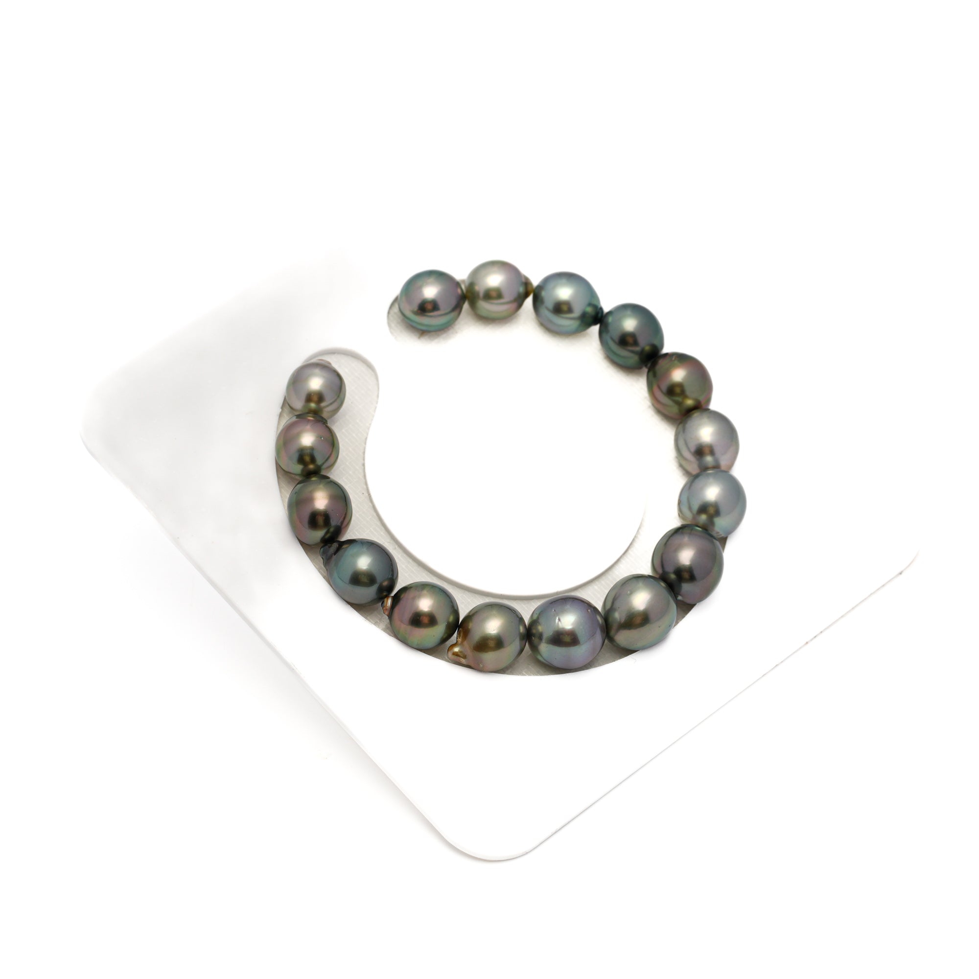 16pcs Multicolor 9-11mm - SB AAA Quality Tahitian Pearl Bracelet BR2304 HL4