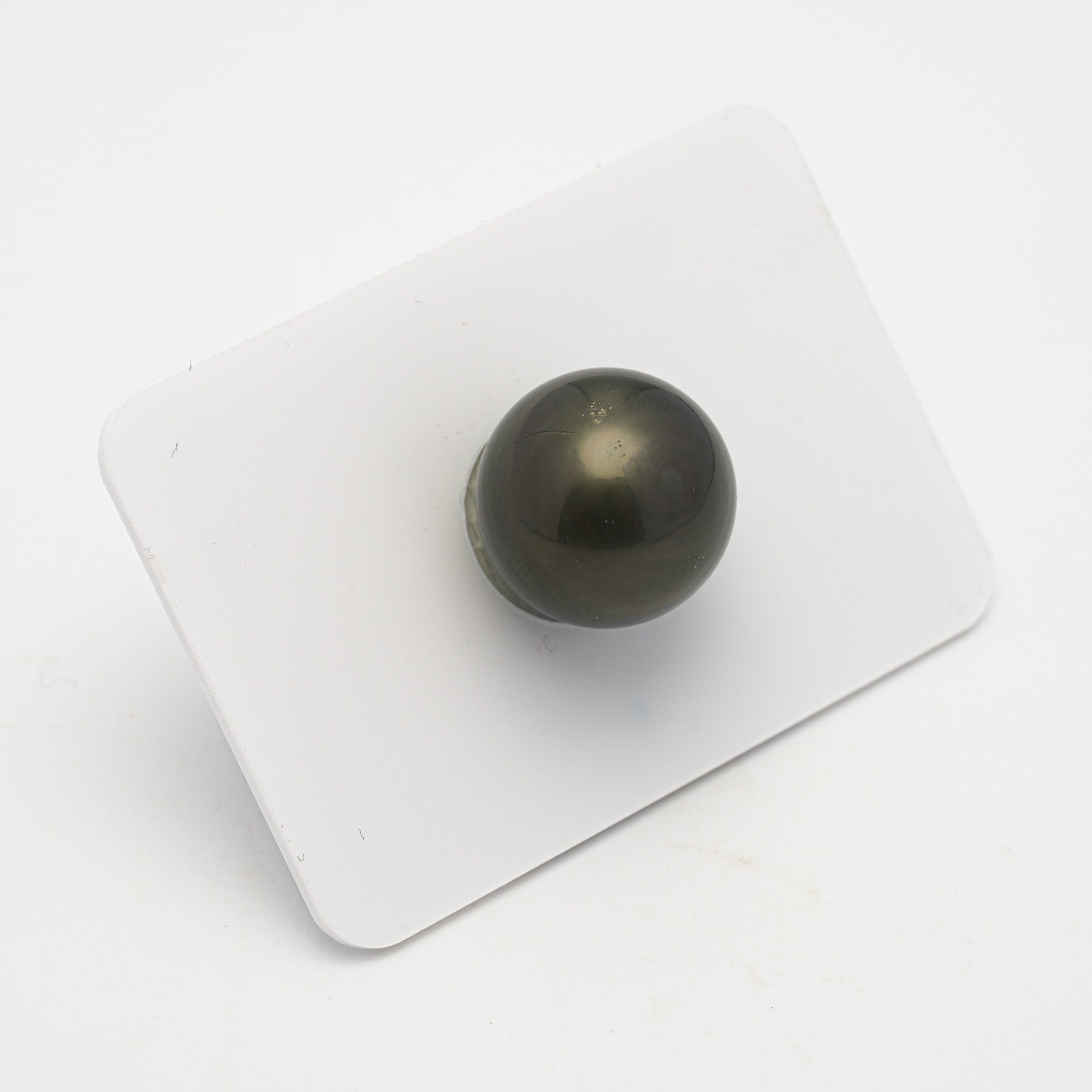 1pcs Dark 14.7mm - NR AA Quality Tahitian Pearl Pair LP2202 BRT