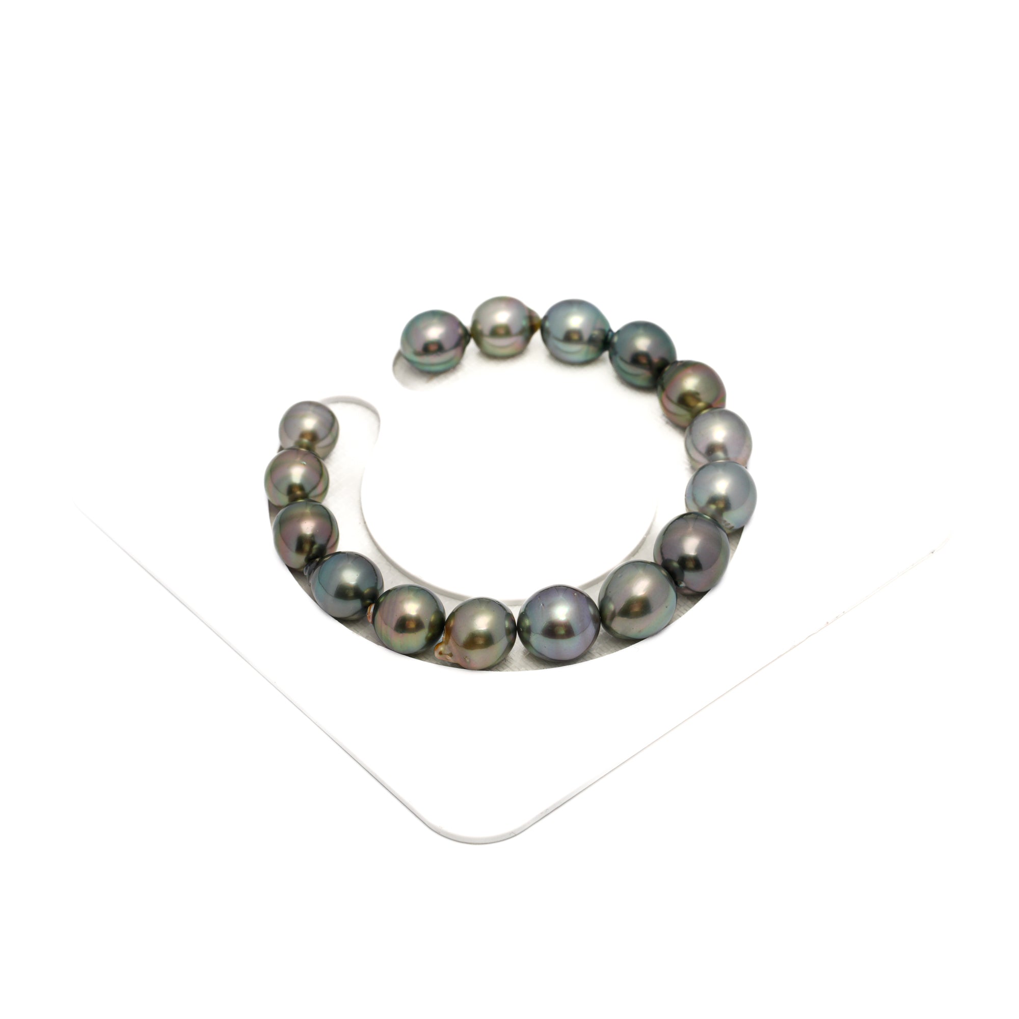 16pcs Multicolor 9-11mm - SB AAA Quality Tahitian Pearl Bracelet BR2304 HL4