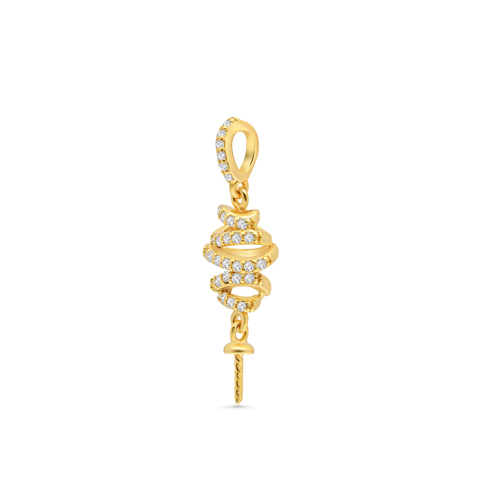 Pendant Clasp 925 Silver for Pearl SC457
