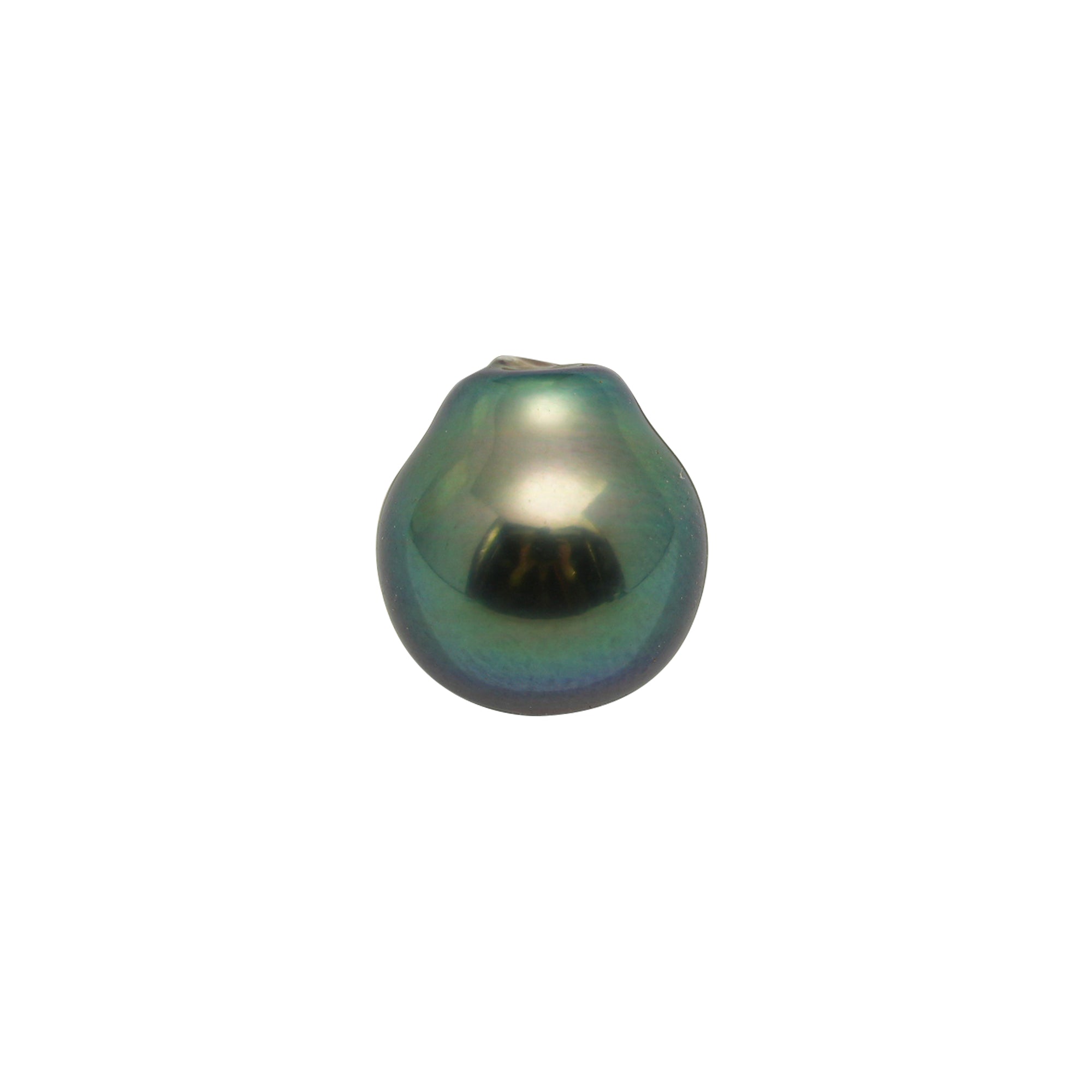 1pcs "High Luster" Blue Green 9.9mm - SB AAA Quality Tahitian Pearl Single LP2457 LP2