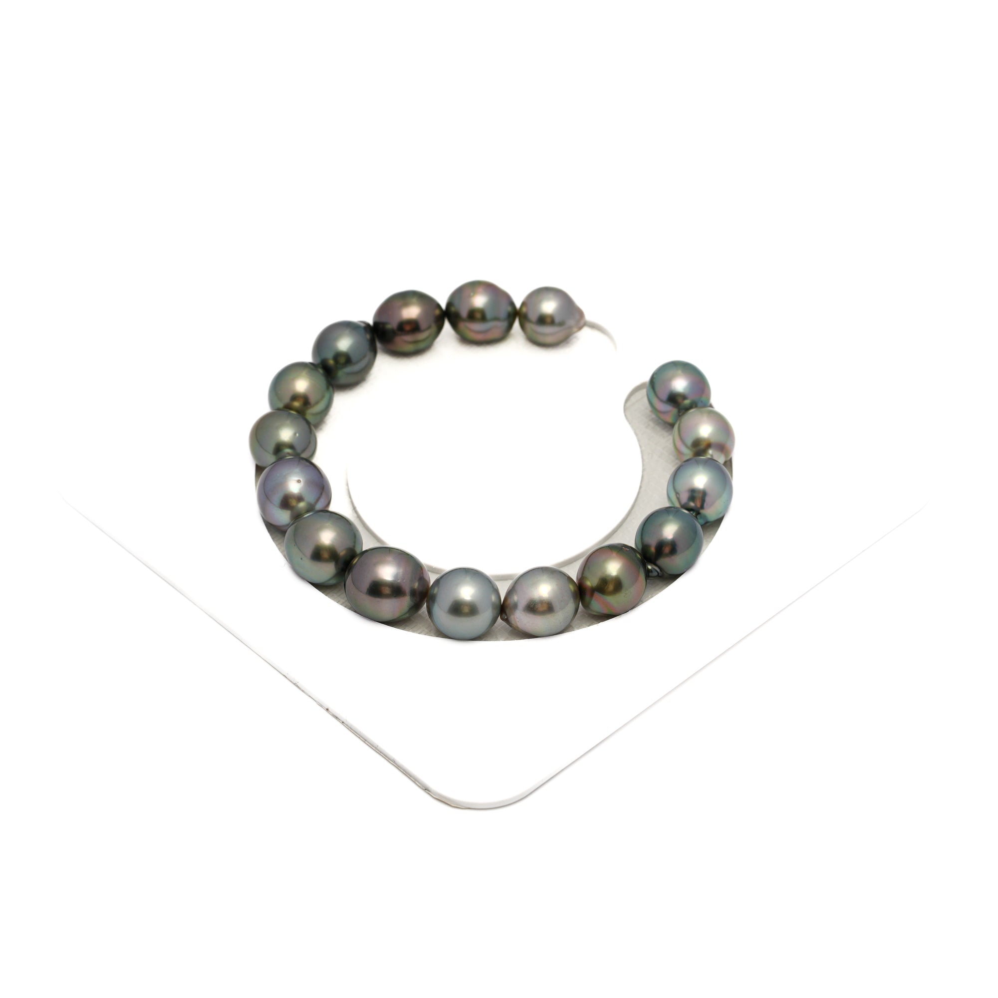 16pcs Multicolor 9-11mm - SB AAA Quality Tahitian Pearl Bracelet BR2304 HL4