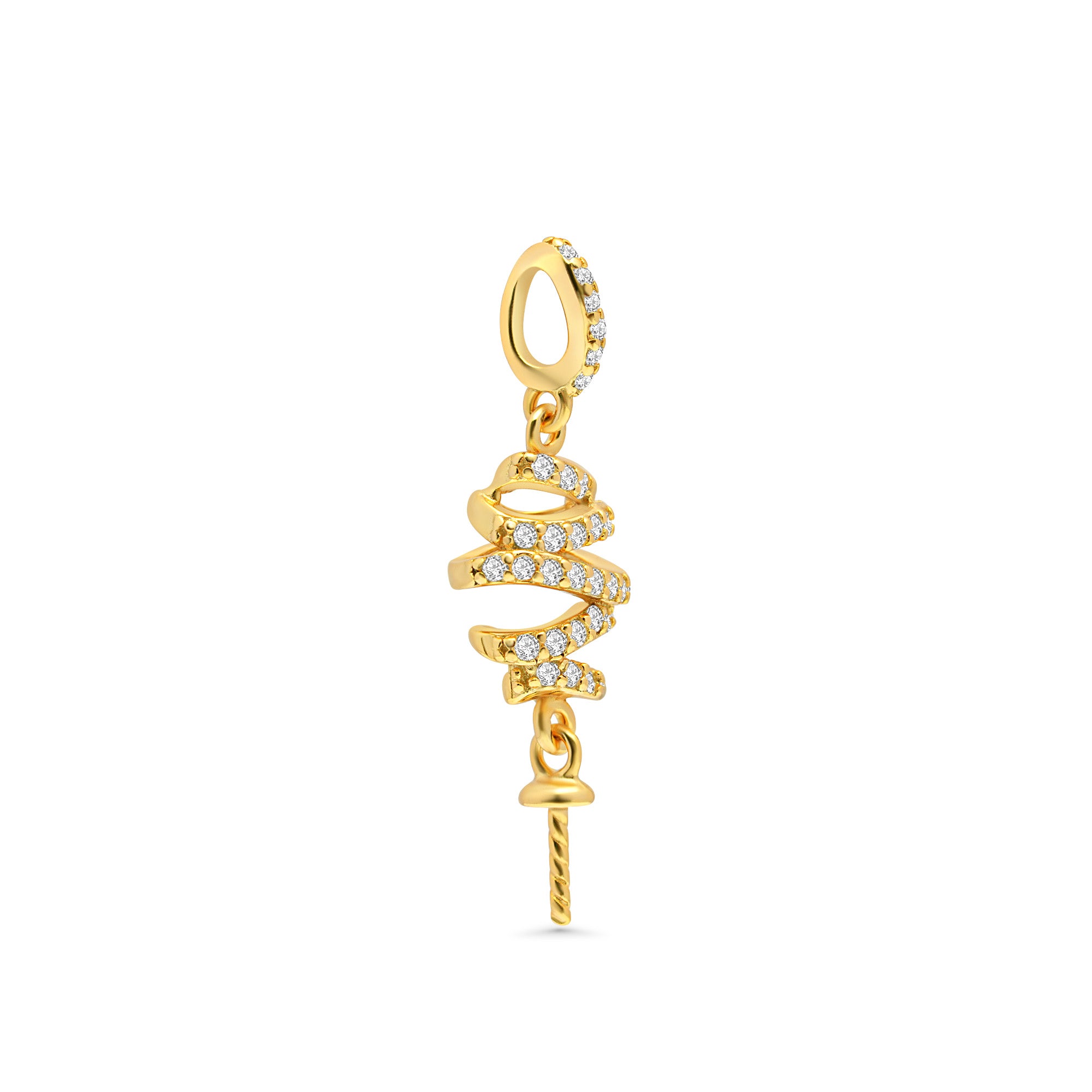 Pendant Clasp 925 Silver for Pearl SC457