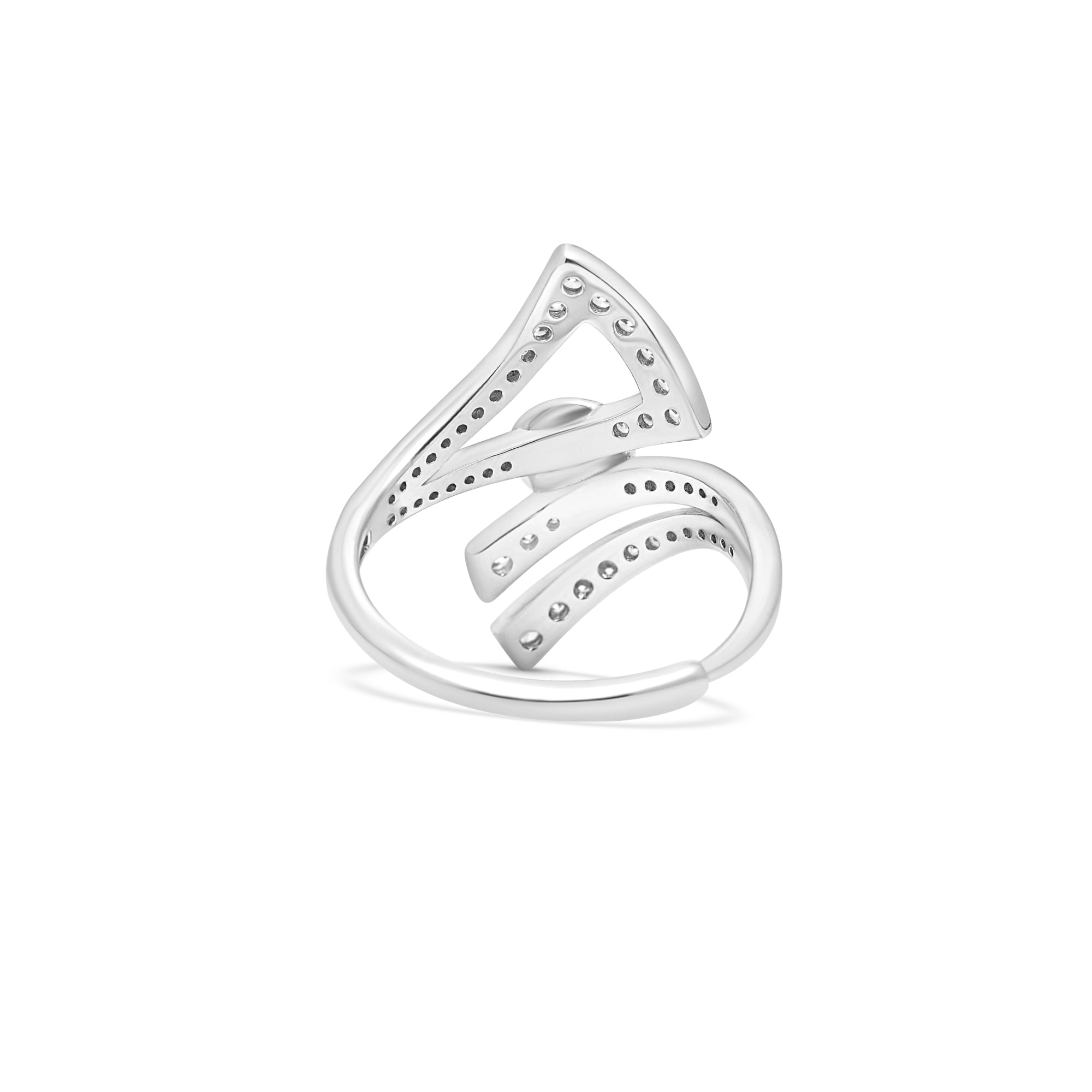 Adjustable Ring 925 Silver for pearl SC474