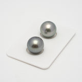 2pcs Light 12.2mm - RSR AAA Quality Tahitian Pearl Pair ER1485