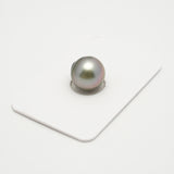 1pcs "High Luster" Light Grey 12.1mm - SBQ AAA Quality Tahitian Pearl Single LP2088 A101