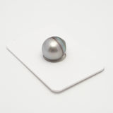 1pcs "UNIQUE" Silver Gray 12.6mm - CL AAA Quality Tahitian Pearl Single LP1995 MI1