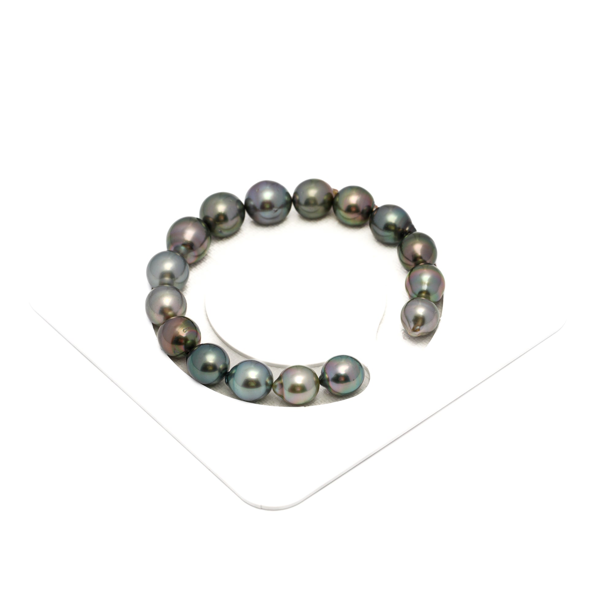 16pcs Multicolor 9-11mm - SB AAA Quality Tahitian Pearl Bracelet BR2304 HL4