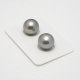 2pcs Light 12.2mm - RSR AAA Quality Tahitian Pearl Pair ER1485