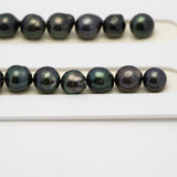 44pcs Dark Mix 8-10mm - CL/SB AA/AAA Quality Tahitian Pearl Necklace NL1512 THMIX2.6