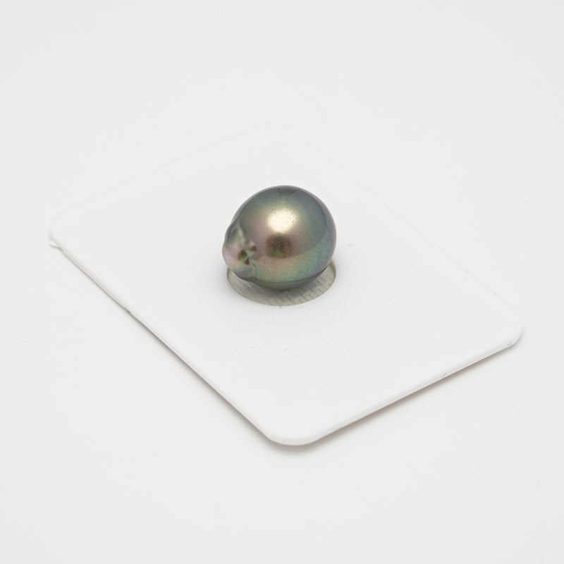 1pcs Green 11.6mm - SB AAA/AA Quality Tahitian Pearl Single LP1867 THMIX2