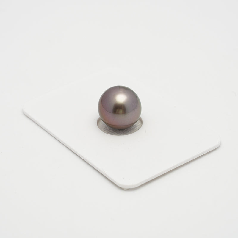 1pcs "High Luster" Cherry 12mm - SR AAA Quality Tahitian Pearl Single LP1952 A101