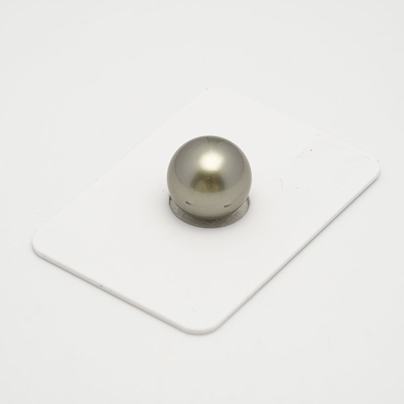 1pcs Olive Green 12.7mm - NR AAA/AA Quality Tahitian Pearl Single LP2022 OR7