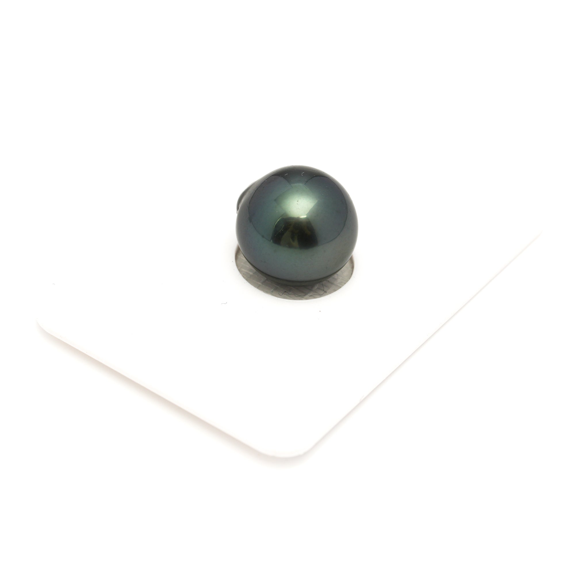 1pcs "High Luster" Dark Green 12.4mm - SB AAA/TOP Quality Tahitian Pearl Single LP2427 LP1