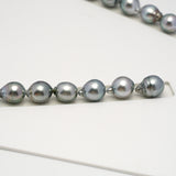 36pcs "High Luster" Silver Mix 9-11mm - CL/SB AAA/AA Quality Tahitian Pearl Necklace NL1599 HL3