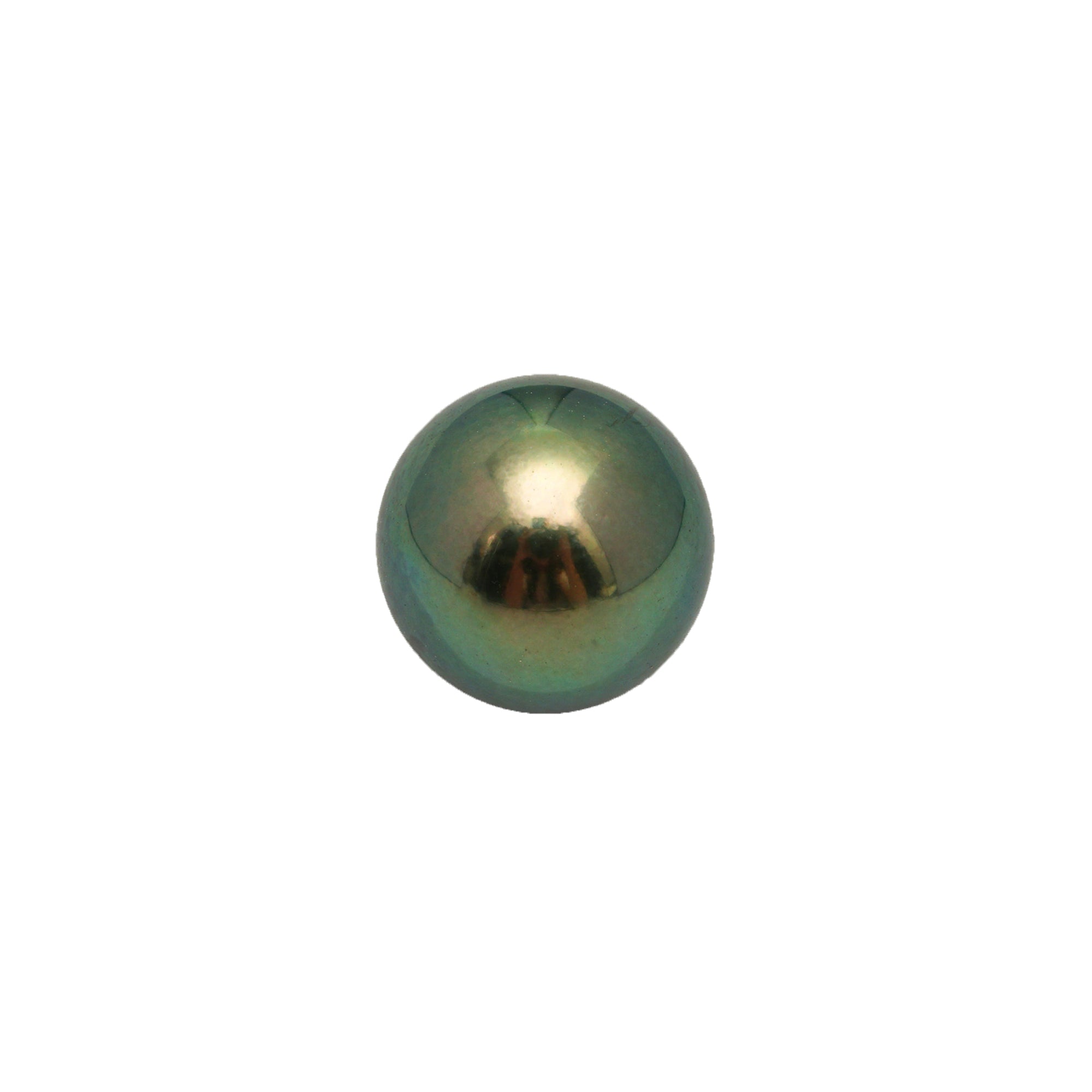 1pcs "High Luster" Peacock Green 12.5mm - SR AAA Quality Tahitian Pearl Single LP2404 OR6