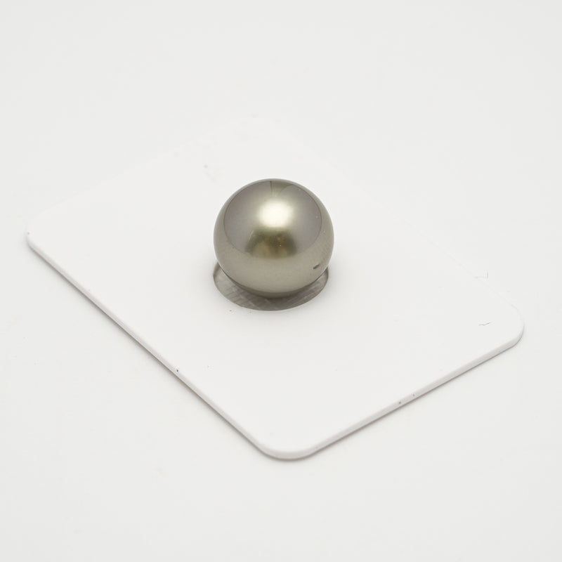 1pcs Olive Green 12.7mm - NR AAA/AA Quality Tahitian Pearl Single LP2022 OR7