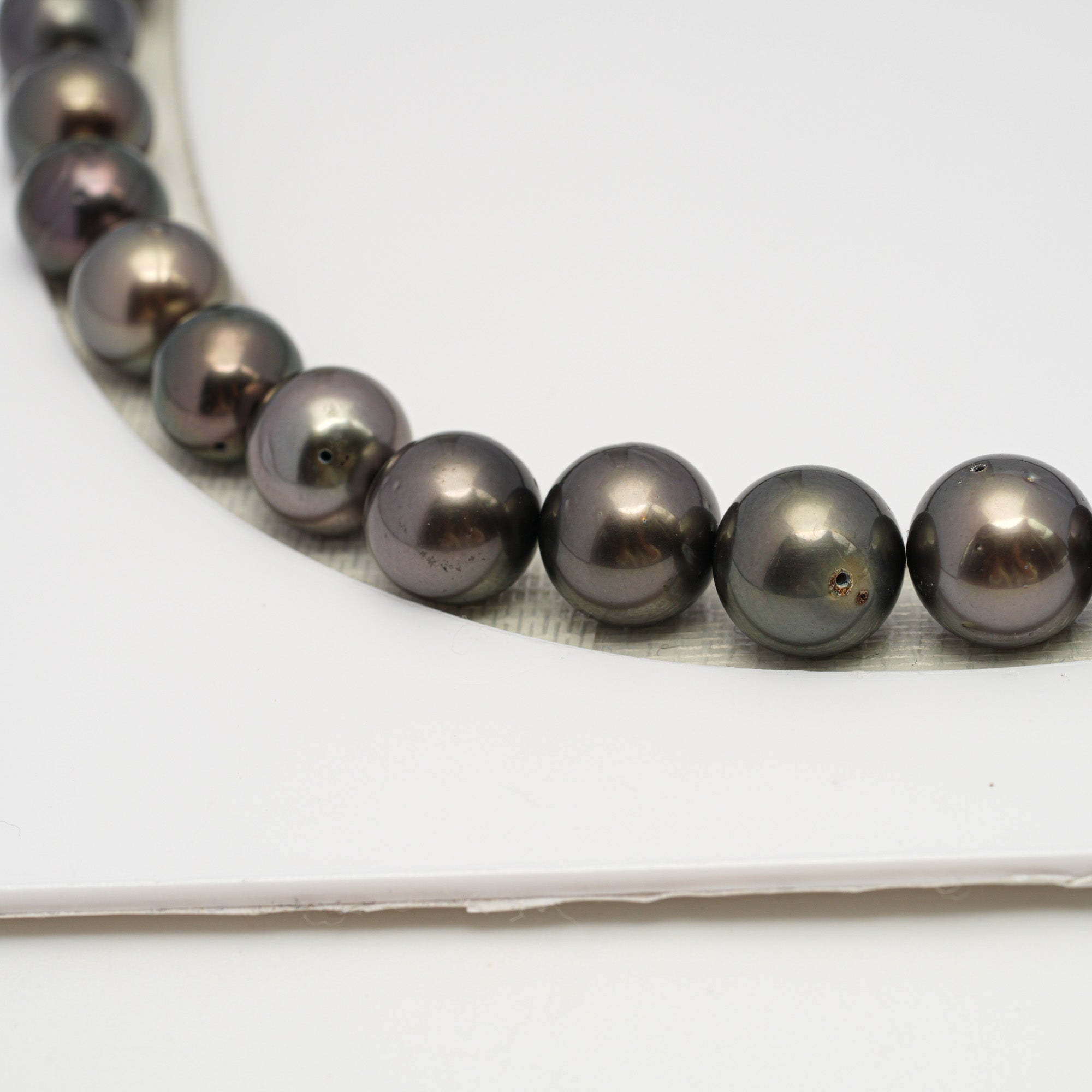 47pcs Green Mix 8-11mm - SR AA Quality Tahitian Pearl Strands NL1580 CMP4