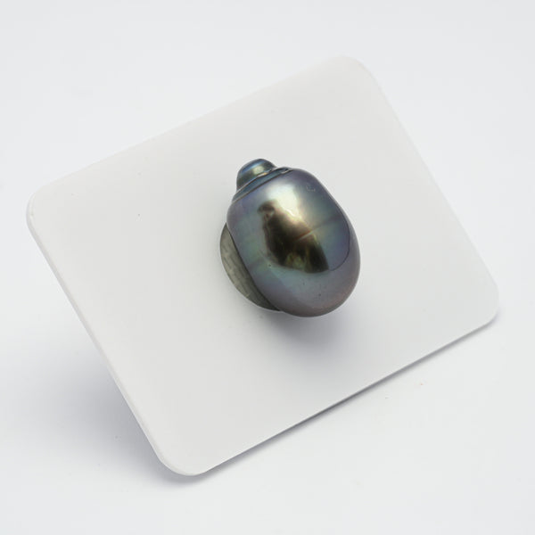 1pcs Purple Green 12.3mm - SB AAA Quality Tahitian Pearl Single LP1847 TH2