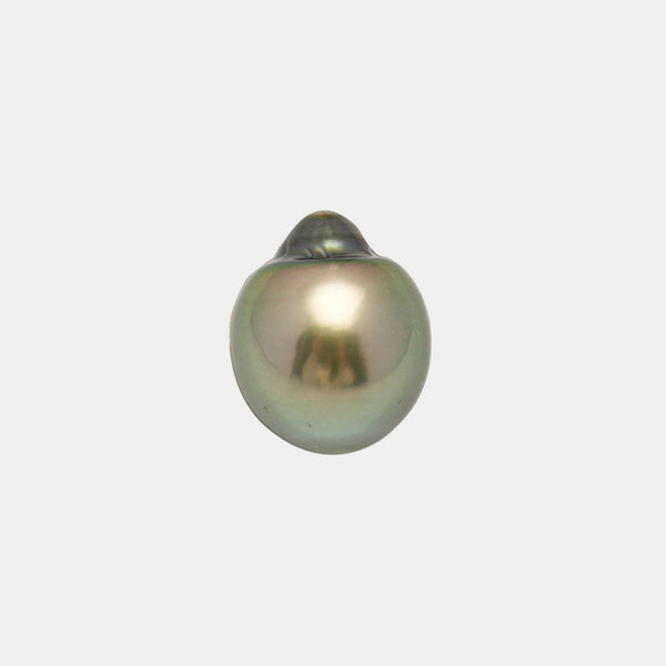 1pcs Golden Green 10.4mm - SB AAA Quality Tahitian Pearl Single LP2023 OR7