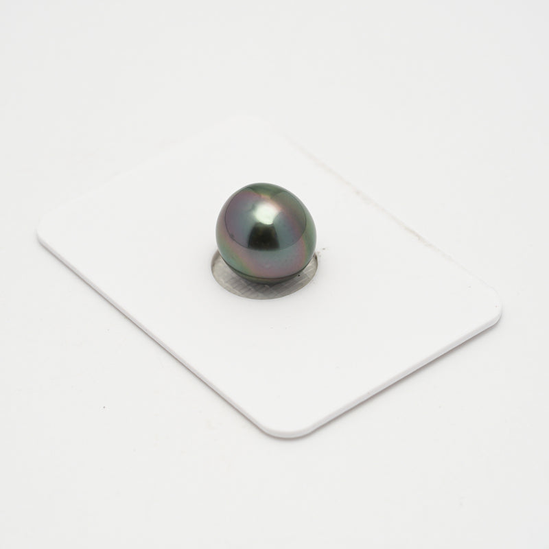 1pcs Green Cherry 11.1mm - BT AA Quality Tahitian Pearl Single LP2143 OR10