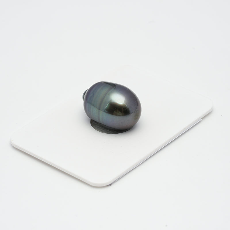 1pcs Purple Green 12.3mm - SB AAA Quality Tahitian Pearl Single LP1847 TH2