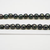 44pcs Dark Mix 8-10mm - CL/SB AA/AAA Quality Tahitian Pearl Necklace NL1512 THMIX2.6