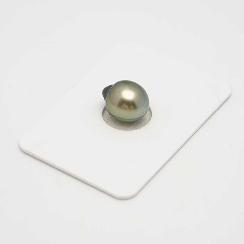 1pcs Golden Green 10.4mm - SB AAA Quality Tahitian Pearl Single LP2023 OR7