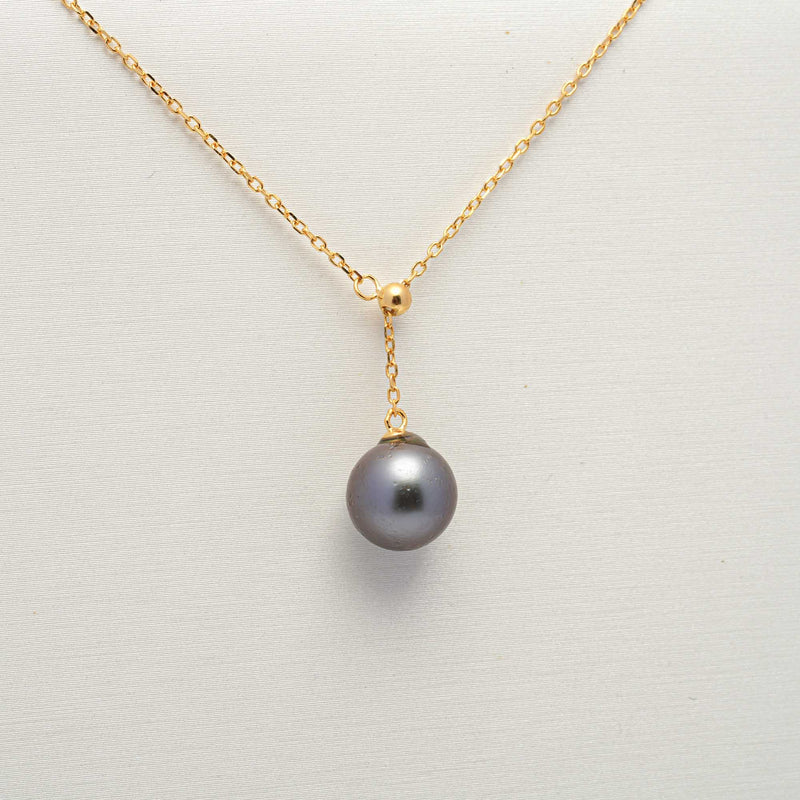 925 Silver Gold Y Chain with Pearl SHM16TH2