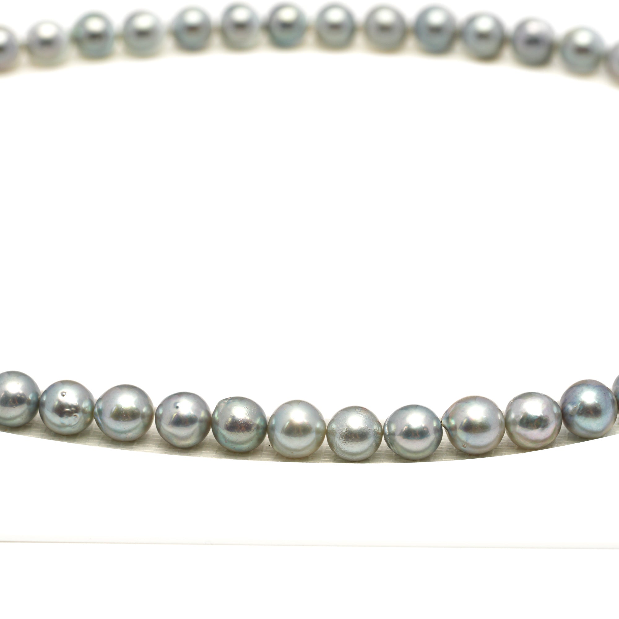 53pcs Akoya Pearl Silver Mix 7.2-7.9mm - SB/NR AA/A Quality Necklace AKNL1750 CMA1