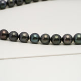 38pcs Dark 11-12mm - RSR AA/A Quality Tahitian Pearl Necklace NL1629 THMIX3